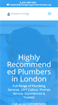 Mobile Screenshot of emergencyplumberslondon.org