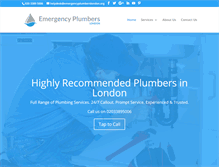 Tablet Screenshot of emergencyplumberslondon.org